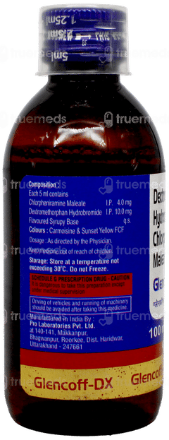 Glencoff Dx Syrup 100Ml